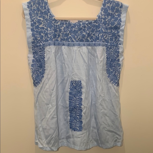 J. Marie Embroidered Top